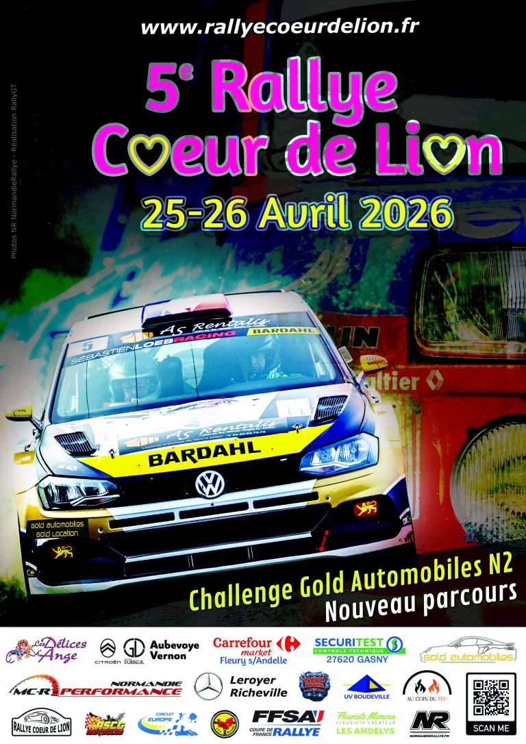 Rallye Coeur de Lion 2026 – RallyGT Timing